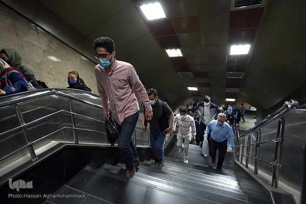 مترو تهران در اولین روز تابستان۱۴۰۰
