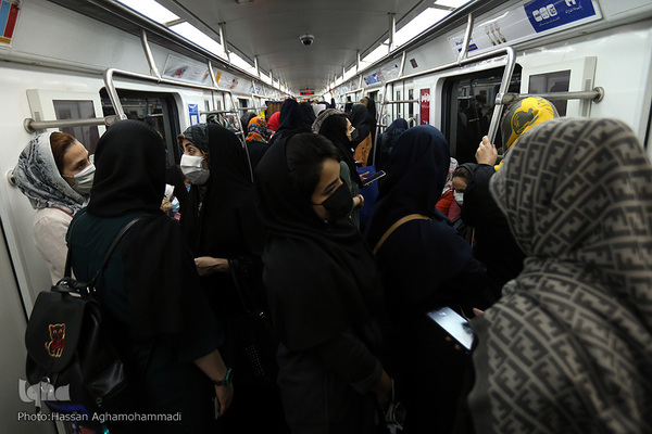 مترو تهران در اولین روز تابستان۱۴۰۰