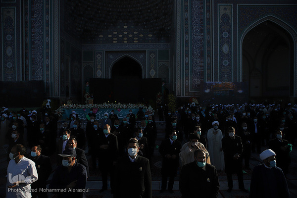 سخنرانی رییس‌جمهور منتخب در حرم مطهر رضوی