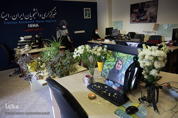 محل کار مهشادکریمی، خبرنگار حوزه محیط زیست ایسنا