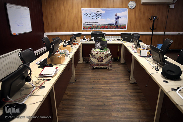 محل کار ریحانه یاسینی، خبرنگار حوزه محیط زیست ایرنا