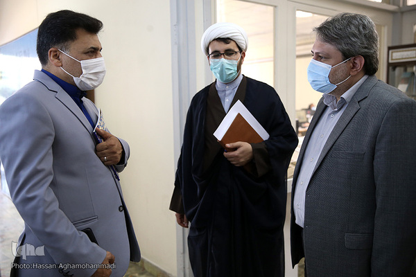 بازدید علی محمدی، معاون فرهنگی دانشگاه فرهنگیان از تحریریه ایکنا