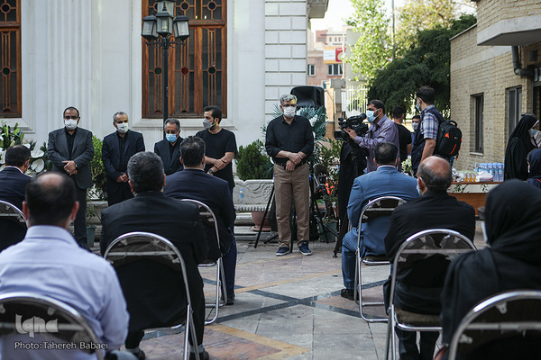 مراسم یادبود مهشاد کریمی خبرنگار فقید ایسنا