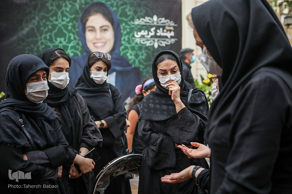 مراسم یادبود مهشاد کریمی خبرنگار فقید ایسنا