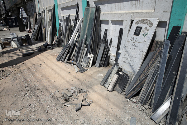 بازار سنگ قبر بهشت زهرای تهران