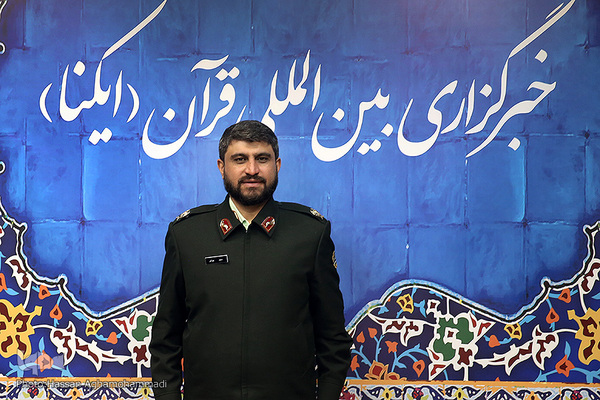 بازدید سردار محمد بهرامی، معاون تبلیغات و روابط عمومی عقیدتی، سیاسی ناجا از ایکنا