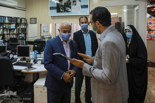 بازدید کاک جمیل بابایی، اولین سردار کُرد جمهوری اسلامی ایران از ایکنا