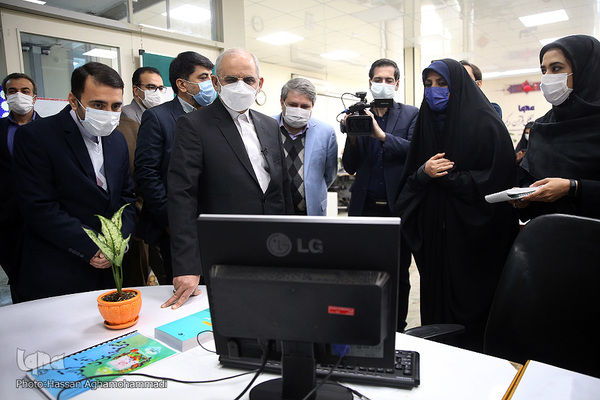 بازدید محسن حاجی میرزایی، وزیر آموزش و پرورش از ایکنا