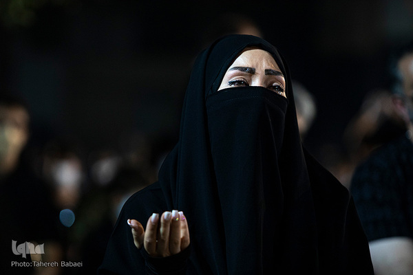 مراسم عزاداری شب چهارم محرم در محله زمزم