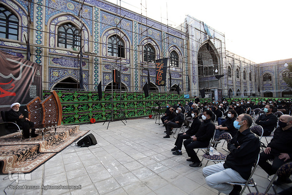 مراسم عزاداری چهارمین روز محرم در آستان مقدس امامزادگان عینعلی و زینعلی(ع)