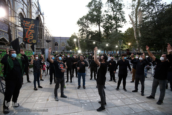 مراسم عزاداری چهارمین روز محرم در آستان مقدس امامزادگان عینعلی و زینعلی(ع)