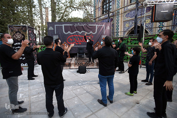 مراسم عزاداری چهارمین روز محرم در آستان مقدس امامزادگان عینعلی و زینعلی(ع)