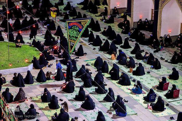 عزاداری شب پنجم محرم در زنجان‎‎