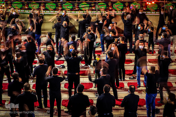 عزاداری شب پنجم محرم در زنجان‎‎