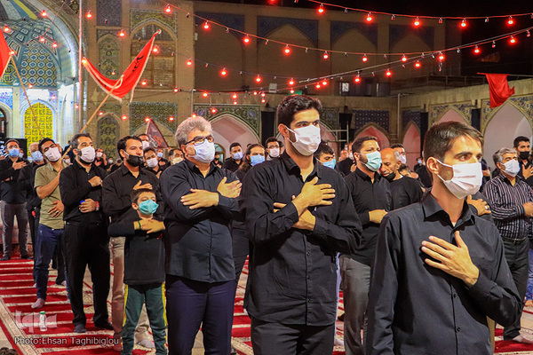 عزاداری شب پنجم محرم در زنجان‎‎