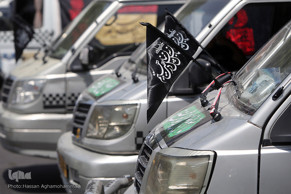دسته عزاداران حسینی تاکسی رانان شهر تهران