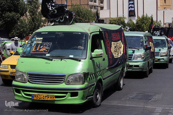 دسته عزاداری رانندگان تاکسی شهر تهران