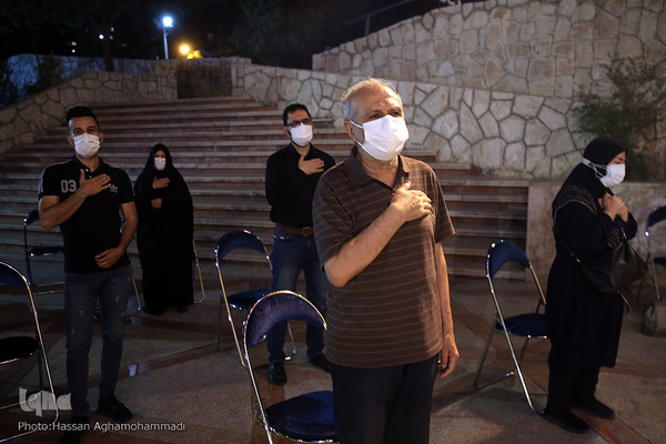 سوگواری هیات شهدای رسانه در شب تاسوعای حسینی