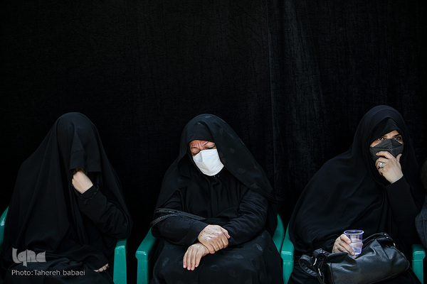 مراسم ظهر تاسوعا در خانه مداحان