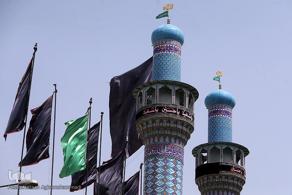 مراسم عزاداری ظهر تاسوعای حسینی در چهارراه گلوبندک