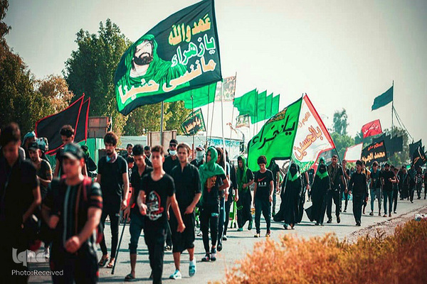 راهپیمایی پیاده روی اربعین از بصره