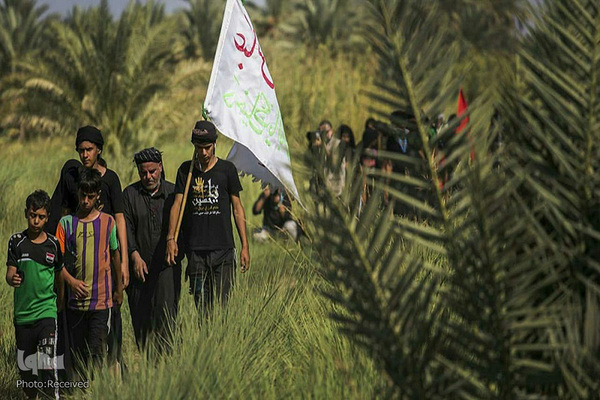 راهپیمایی پیاده روی اربعین از بصره