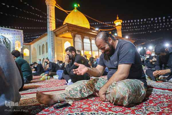 مراسم سوگواری ماه صفر در حرم مطهر حضرت شاهچراغ(ع) شیراز