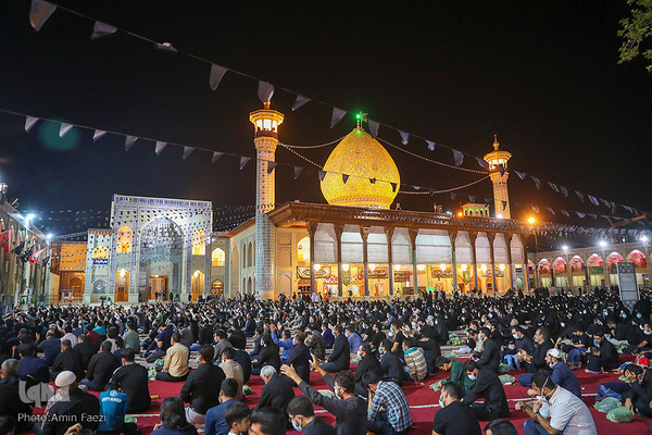 مراسم سوگواری ماه صفر در حرم مطهر حضرت شاهچراغ(ع) شیراز