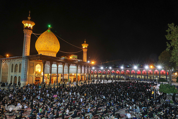 مراسم سوگواری ماه صفر در حرم مطهر حضرت شاهچراغ(ع) شیراز