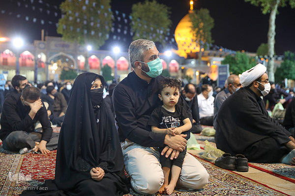 مراسم سوگواری ماه صفر در حرم مطهر حضرت شاهچراغ(ع) شیراز