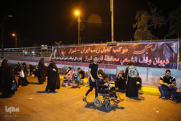 موکب کفیل زینب شیرازی ها در شهر نجف