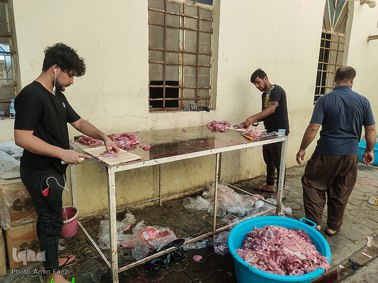 موکب کفیل زینب شیرازی ها در شهر نجف
