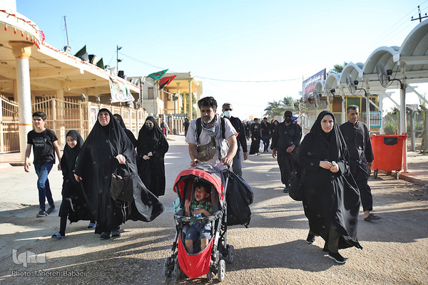زائرین پیاده روی اربعین حسینی