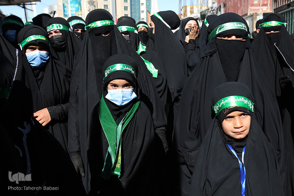 زائرین پیاده روی اربعین حسینی