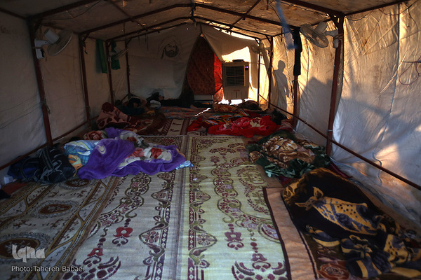 خادمین زائرین پیاده روی اربعین حسینی