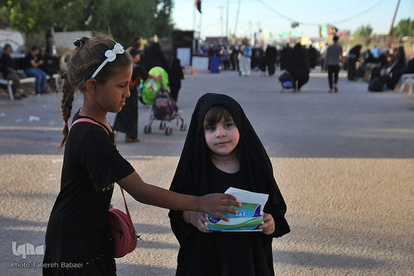 خادمین زائرین پیاده روی اربعین حسینی