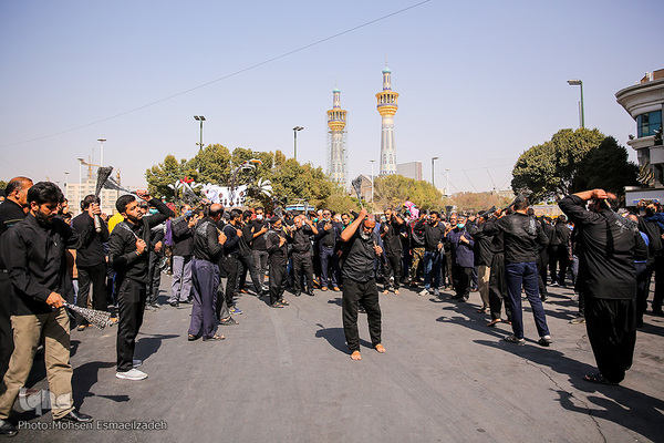 مراسم عزاداری سالروز رحلت پیامبر گرامی اسلام(ص) و شهادت امام حسن مجتبی(ع) در مشهد مقدس