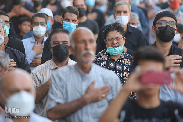 مراسم عزاداری زائرین و مجاورین آستان نورانی حضرت شاهچراغ(ع) در شیراز به مناسبت سالروز رحلت پیامبر گرامی اسلام(ص) و شهادت امام حسن مجتبی(ع) 