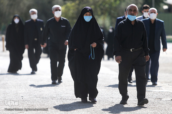 مراسم عزاداری ۱۰هزار خادم یار امام رضا(ع) در مصلی امام خمینی(ره) تهران