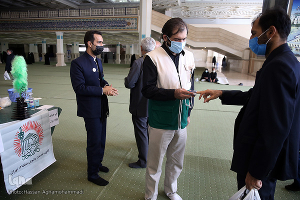 مراسم عزاداری ۱۰هزار خادم یار امام رضا(ع) در مصلی امام خمینی(ره) تهران