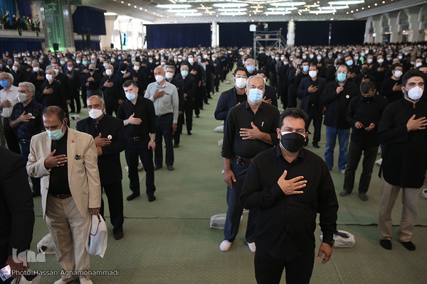 مراسم عزاداری ۱۰هزار خادم یار امام رضا(ع) در مصلی امام خمینی(ره) تهران