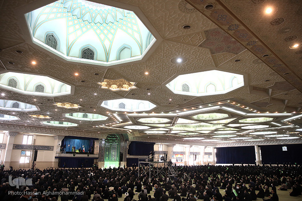 مراسم عزاداری ۱۰هزار خادم یار امام رضا(ع) در مصلی امام خمینی(ره) تهران