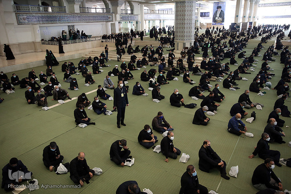 مراسم عزاداری ۱۰هزار خادم یار امام رضا(ع) در مصلی امام خمینی(ره) تهران