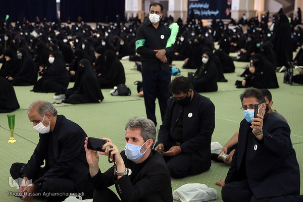 مراسم عزاداری ۱۰هزار خادم یار امام رضا(ع) در مصلی امام خمینی(ره) تهران