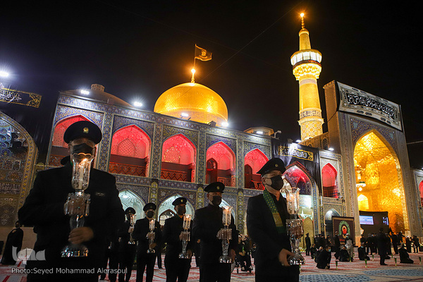 مراسم خطبه‌خوانی شب شهادت امام رضا(ع)
