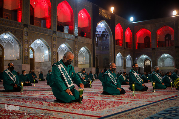 مراسم خطبه‌خوانی شب شهادت امام رضا(ع)