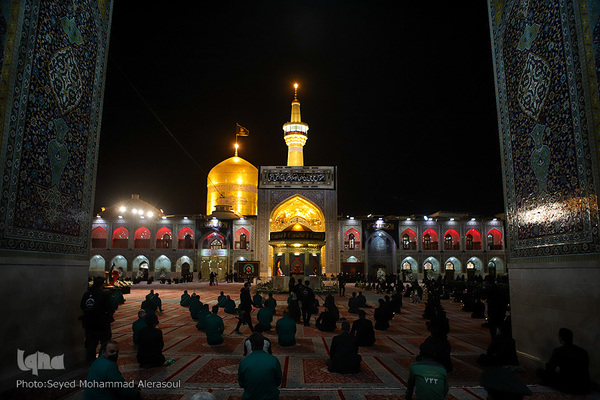 مراسم خطبه‌خوانی شب شهادت امام رضا(ع)