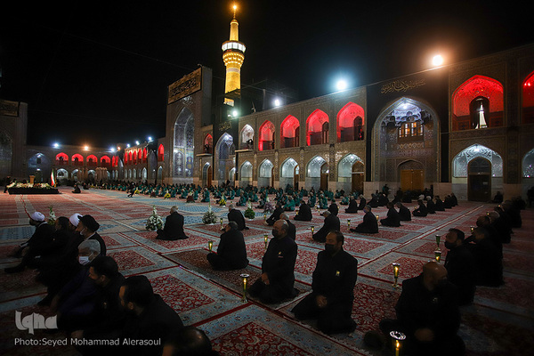 مراسم خطبه‌خوانی شب شهادت امام رضا(ع)