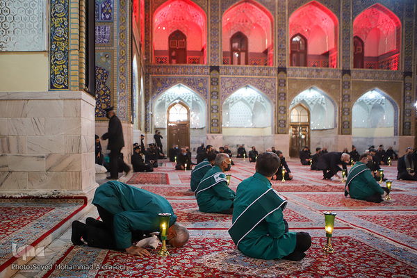 مراسم خطبه‌خوانی شب شهادت امام رضا(ع)