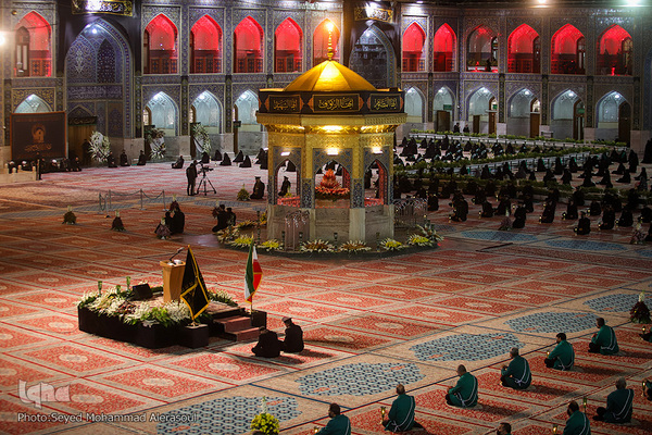 مراسم خطبه‌خوانی شب شهادت امام رضا(ع)